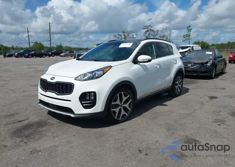 2018 Kia Sportage Sx Turbo из США, поврежденный, VIN KNDPR3A64J7490055